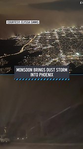 15 reactions | A monsoon brought heavy rain and a dust storm to the...