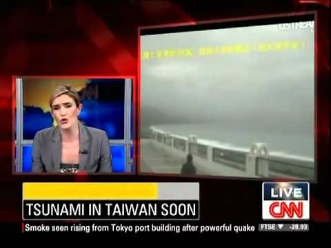 Breaking news- 8.9 Earthquake Tsunami hits Japan! Watch CNN live coverage 2011 03 11