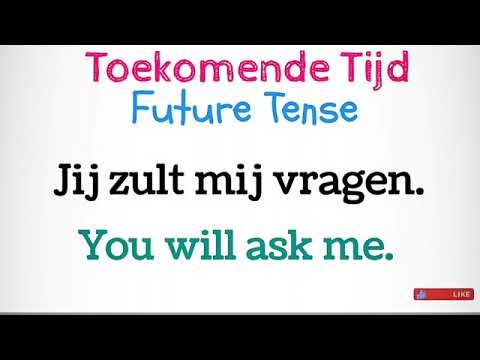 Nederlands leren,Verleden tijd,toekomende tijd,tegenwoordige tijd | Learn dutch tenses