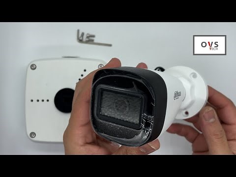How To Assemble And Mount A Dahua Bullet Security camera On Junction Box