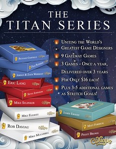 Calliope Games’ ‘Titan Series’ offers 9 new table games from the world’s greatest designers
