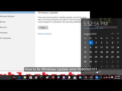 How to fix Windows Update Error 0x800b0101 There were some problems installing updates Windows 10