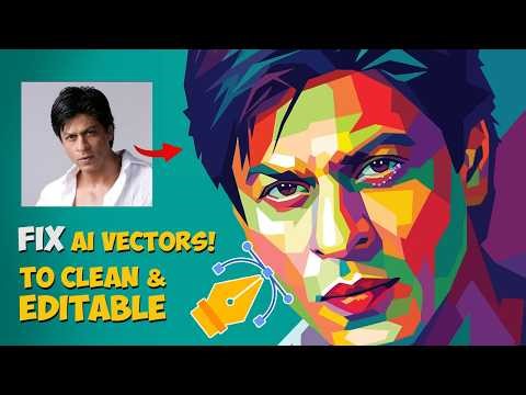 Fix Image to Vectors! Turn Them into Clean, Editable in Illustrator