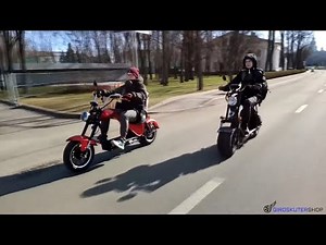 Электроскутер CITYCOCO Chopper 3000W SkyBoard Тест Драйв электрочоппер электробайк сити коко