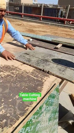 easy cutting using table cutter machine #construction #buildingmaterial