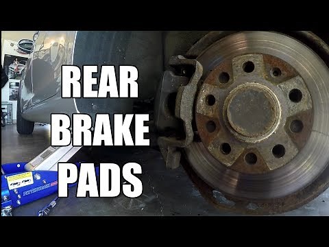 HOW TO Replace Rear Brake Pads on a Volkswagen VW JETTA