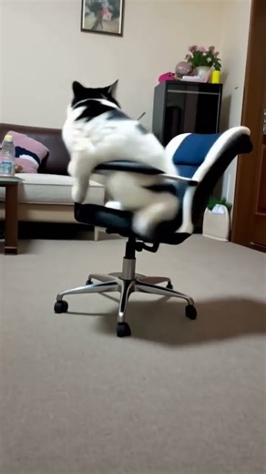 Cat vs. Office Chair 🎡🐾 | The Spin of Doom