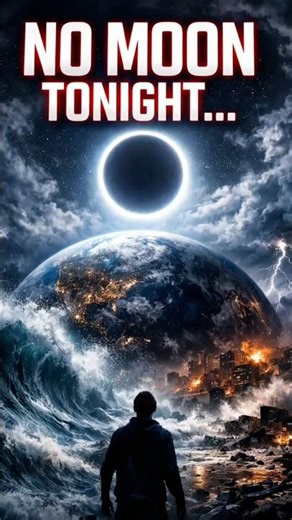 What If The Moon Disappeared… Tonight? 🌑😳🌍☠️🌙 #moon #earth #space #universe