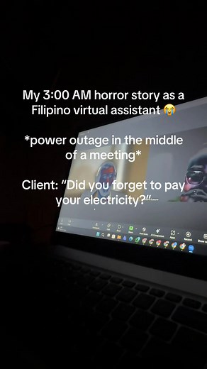 Filipino Virtual Assistant: 3:00 AM Power Outage Story