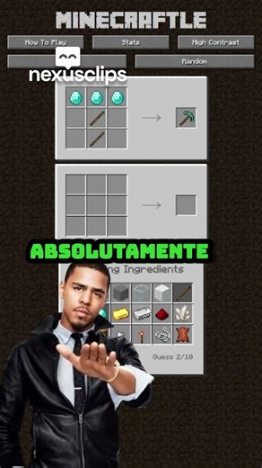 Trying to GUESS the MINECRAFT Crafting Recipe 🤫🤫