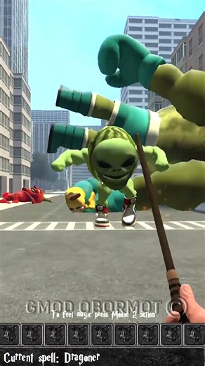 New Lin Gang Melon Alien King Army Golden City in Garry's Mod !