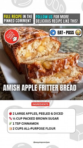 16K views · 55 reactions | Amish Apple Fritter Bread Recipe Sweet,...