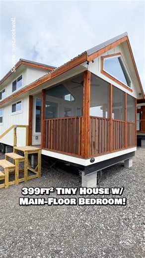 32K views · 633 reactions | Would you live in this 399-sqft "Barn...