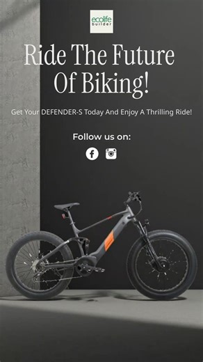Discover the DEFENDER-S: dual motors, long-range battery, and ultimate comfort for all terrains! 🚴 . . https://ecolifebuilder.com/products/defender-s #ecofriendly #ecolife #sustainableliving #ebikes #escooters #petaccessories #solargenerators | Ecolifebuilder
