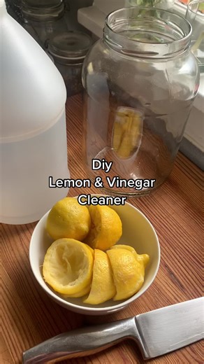 DIY Lemon & Vinegar Cleaner