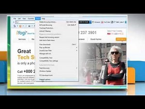 How to change the home page in Internet Explorer® 9