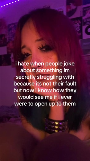 i just dont think anyone takes me seriously enough to believe i go through the things i do because of the way i present myself #altgirl #fyp #friends #mentalhealth #real