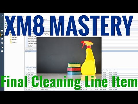 Final Cleaning Line Item in Xactimate
