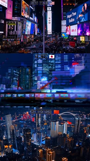 explorers on Instagram: "New york 🇺🇸 V's Tokyo 🇯🇵 V's Chongqing 🇨🇳 #newyork #tokyo #chongqing #citiesexplorers #skyskraper"