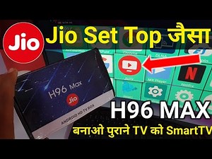 H96 Max Unboxing 4K Android TV Set Top Box with 4G RAM 32GB ROM ₹2300