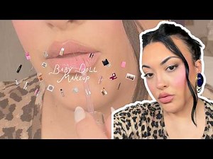 Baby Doll Makeup Tutorial 🎀 Soft Glam, Big Eyes & Flawless Skin