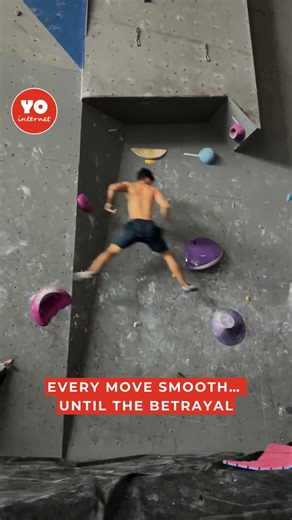 He Was Owning That Wall—Until One Hold Betrayed Him…