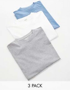 ASOS DESIGN essential 3 pack oversized t-shirts in multiple colors | ASOS