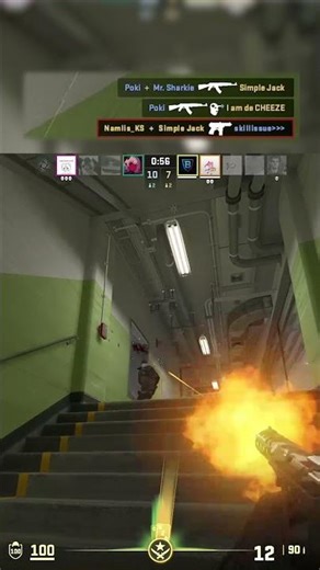 The tech 9 is so good (CS 2) #counterstrike2gameplay #counterstrike2clips #counterstrike2