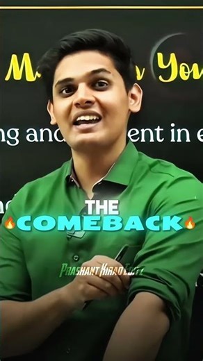 Greatest Comeback Of Life🔥 #prashantkirad #motivation #comeback #success #class10 #motivational