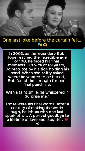 One last joke before the curtain fell... 🎭🥺