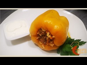 PEPERONI RIPIENI CON CARNE E RISO