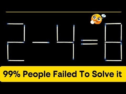 Matchstick Puzzle LIVE 🔥 | Can You Solve It? | 99% FAIL This Matchstick Puzzle 😱 | LIVE Challenge