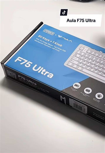 Aula F75 Ultra - Upgraded version with VIA support! Link in bio! 🛒 🔗 @Epomaker Keyboard #epomaker #epomakerkeyboard #epomakersale #aulaf75 #gamingkeyboard