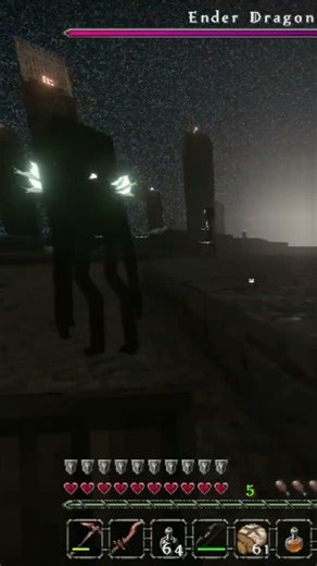 Ender Dragon on Conquest Texture Pack. #gaming #twitch #minecraft #texturepack #dragon