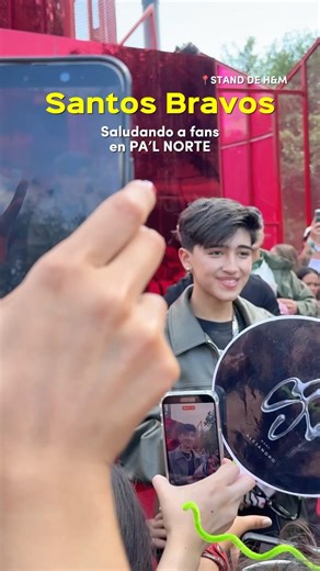Santos Bravos saludando a fans en PA’L NORTE‼️