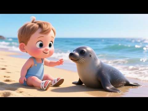 Baby and the Little Seal 🦭👶 | Fun Learning Adventure for Kids | Toddler Educational Video