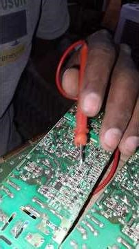 Dépannage d'une alimentation a découpage avec micro soudure.