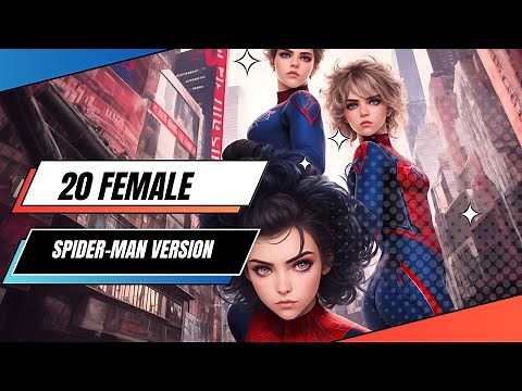 20 Female Versions on Spider-Man