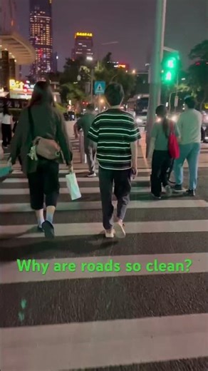 Chinese zebra crossing #china #shenzhen #travel #road