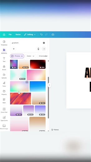 Create Custom Gradient Backgrounds in Canva (Step-by-Step Guide) #CanvaDesign #ColorGradient