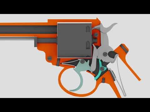 Beaumont-Adams Mk II Revolver Animation