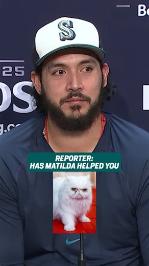 Matilda is watching her dad pitch from home 🥹 | Seattle Mariners