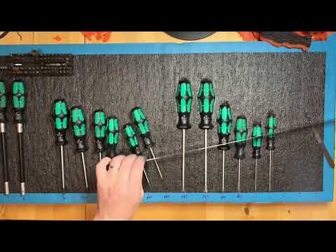 Toolbox foam tray insert DIY with shadowfoam - how to - with timelapse