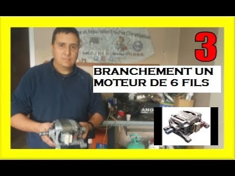comment brancher un moteur de machine a laver 6 fils