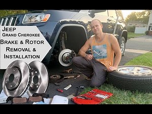 Jeep Grand Cherokee Front Brake Pads Rotors Install Removal Replacement 2014 / 2011-2018 etc