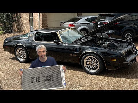 Installing a new radiator in my 1977 Trans Am