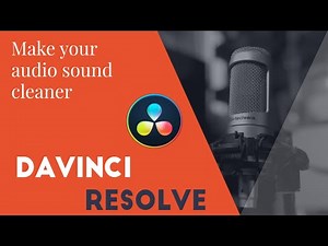 Clean Audio with Davinci Resolve Automatic Noise Reduction - remove buzzing
