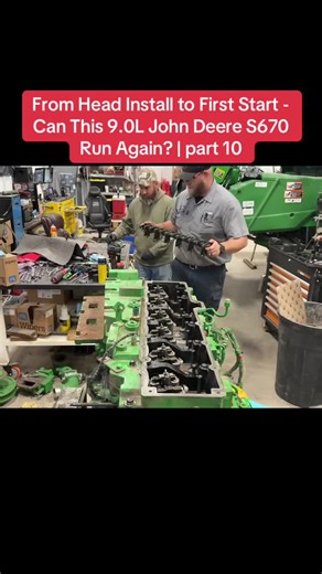 From Head Install to First Start - Can This 9.0L John Deere S670 Run Again? | part 10