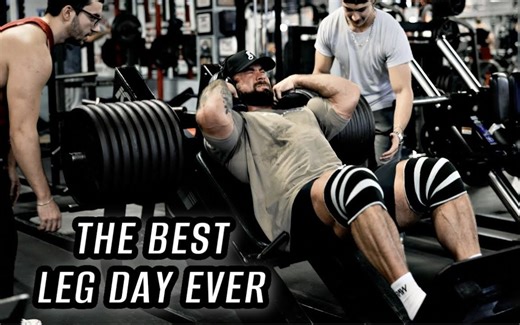 Chris Bumstead - 在BEV FRANCIS健身房里练腿