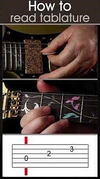 Left Handed guitar lesson. How to read guitar tablature or tab #guitarlesson #lefthandedguitar